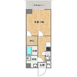 サムティ塚口レジデンス 1Kの間取図画像