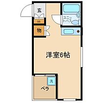 トクワI 203 ｜ 兵庫県尼崎市南武庫之荘９丁目（賃貸マンション1R・2階・17.65㎡） その2