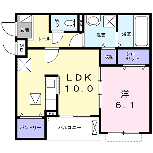 同じ建物の物件間取り写真 - ID:228047279041