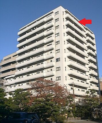 矢印の部分が物...