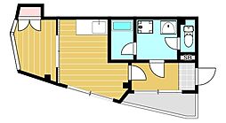 K・Sラポール 1DKの間取図画像