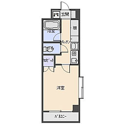 パークアベニュー鹿沼 1Kの間取図画像