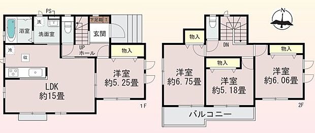 3人から4人家族には、新築戸建3LDKよりも広くゆったりした暮らしが出来る4LDKがおすすめです。家の中が広いことで、家族全員で団らんのできるリビングの他、子供1人に1部屋を割り当てることも可能です。