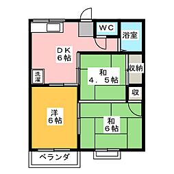 間取図画像 3DK