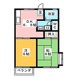 間取図画像 2DK