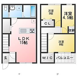 ハイデハウス 3LDKの間取図画像