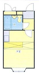 ベルピア日進2 ワンルームの間取図画像