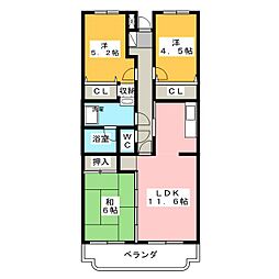 ザ・ロイヤルヴィレッヂ 3LDKの間取図画像