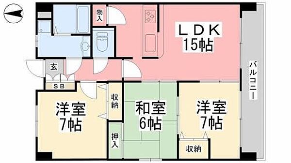 同じ建物の物件間取り写真 - ID:238007274322