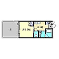 ジャンヌ喜与町1階3.4万円