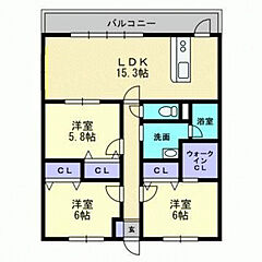 物件の間取り