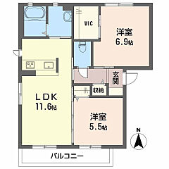 物件の間取り