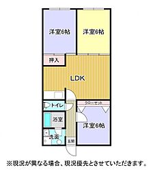 間取図画像 3LDK