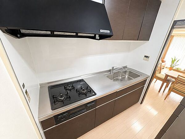 独立型のキッチンは集中して作業できますね！