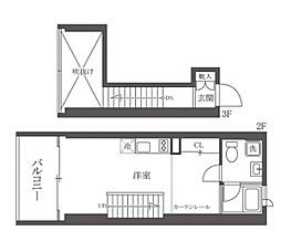 栖倭館 ワンルームの間取図画像