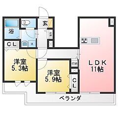 物件の間取り