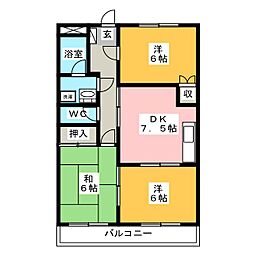 間取図画像 3DK
