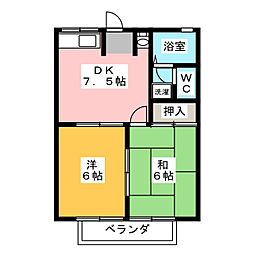 間取図画像 2DK
