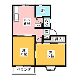 間取図画像 2DK