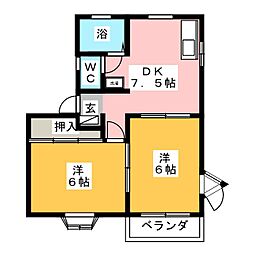 間取図画像 2DK