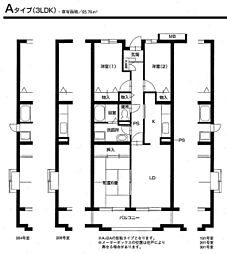 間取図画像 3LDK