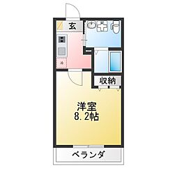 THE SUITE 横浜六浦 1Kの間取図画像