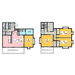 横浜元町ガーデン26Ｃ棟 1階4LDKの間取り