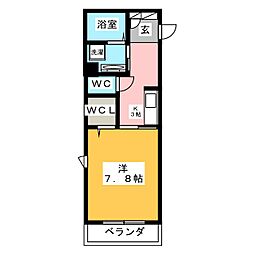 Ｉｖｙ東戸塚 1階1Kの間取り