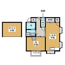 間取図画像 1LDK