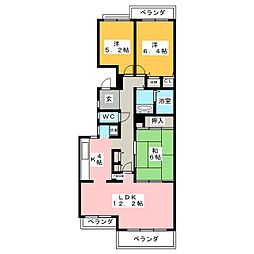 いずみプラザ保土ケ谷2号館 3LDKの間取図画像