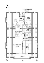 市公社ヒルズ南戸塚3号棟 3LDKの間取図画像