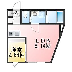 メゾン・ド・ラヴィエンヌ 1LDKの間取図画像