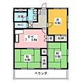 サカモトハイツ1階4.2万円