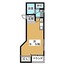 スペース　テン  ｜ 栃木県宇都宮市今泉１丁目（賃貸マンション1R・6階・27.13㎡） その2