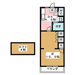 間取図画像 1DK
