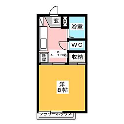 間取図画像 1K