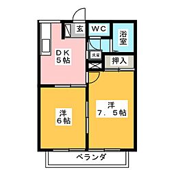 間取図画像 2DK