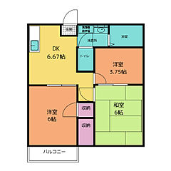 物件の間取り