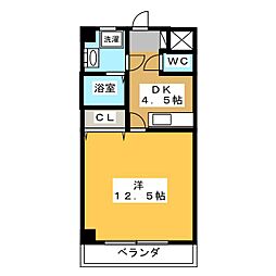 間取図画像 1DK