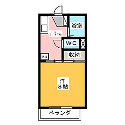 間取図画像 1K