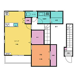 ＡＮＩＭＡＬ　ＫＩＮＧＤＯＭ 2階1LDKの間取り