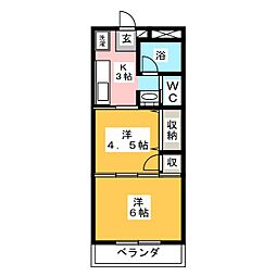 スペリオーレ 2Kの間取図画像