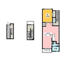 ネオ　ファミール 3階1LDKの間取り