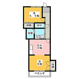 間取図画像 2DK