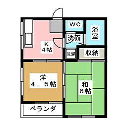 間取図画像 2K