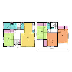 田中島戸建 1階4LDKの間取り