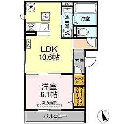 間取図画像 1LDK