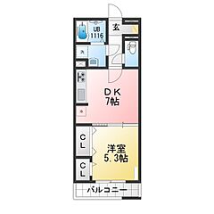 物件の間取り