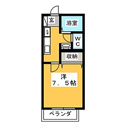 間取図画像 1K