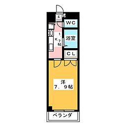 間取図画像 1K